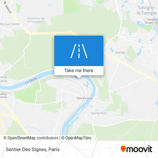 Sentier Des Signes map