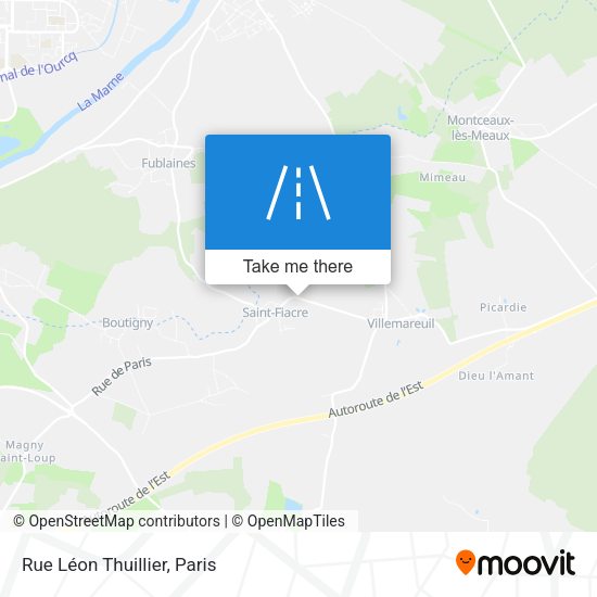 Rue Léon Thuillier map