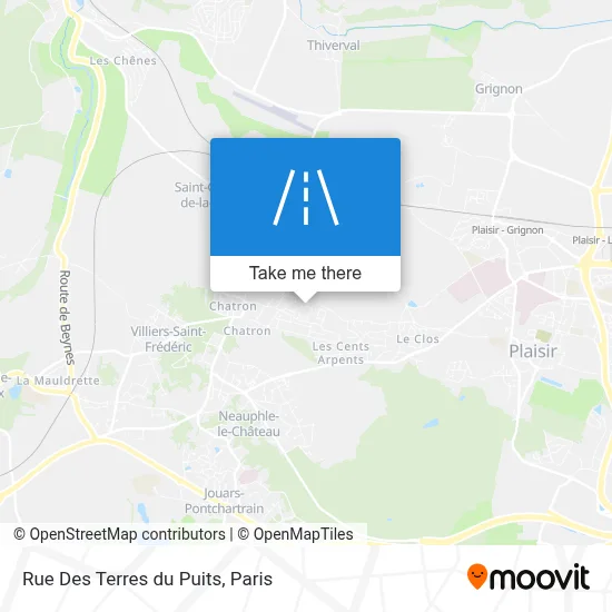 Rue Des Terres du Puits map