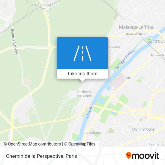 Chemin de la Perspective map