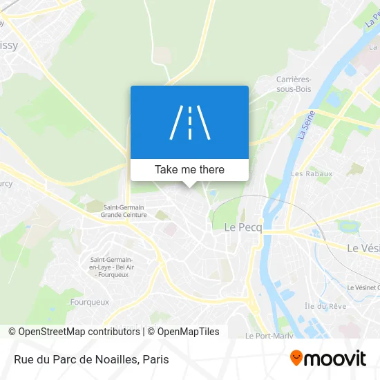 Rue du Parc de Noailles map