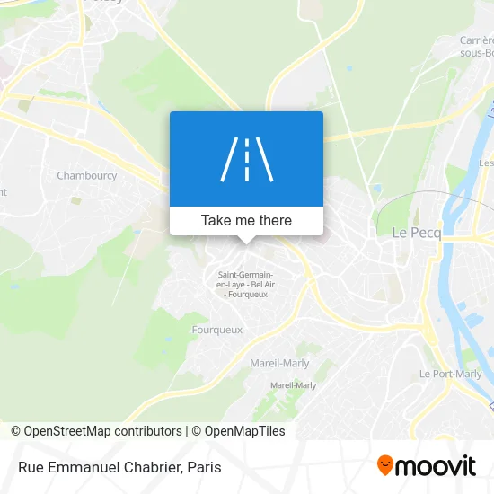 Rue Emmanuel Chabrier map