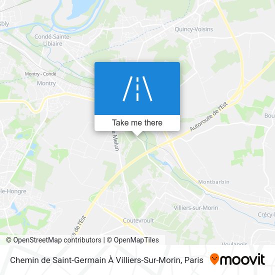 Chemin de Saint-Germain À Villiers-Sur-Morin map