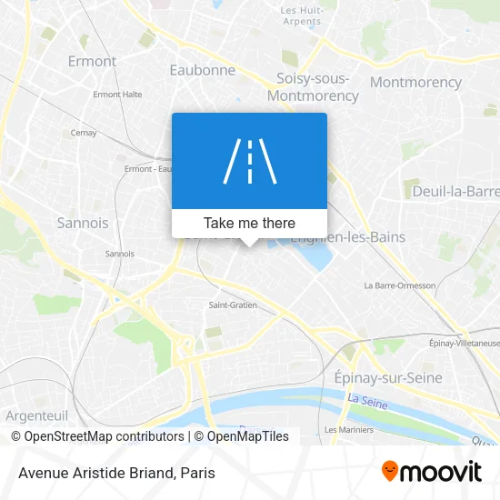 Avenue Aristide Briand map