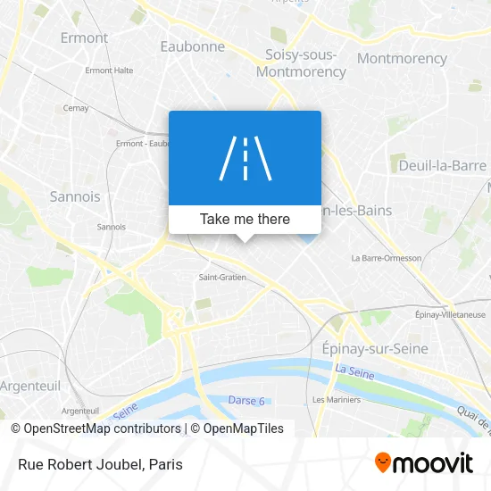 Rue Robert Joubel map