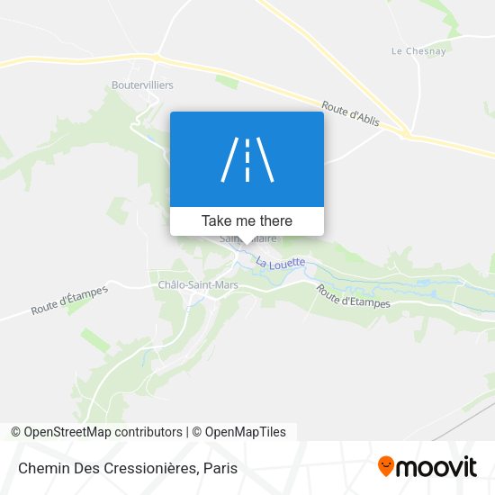Chemin Des Cressionières map
