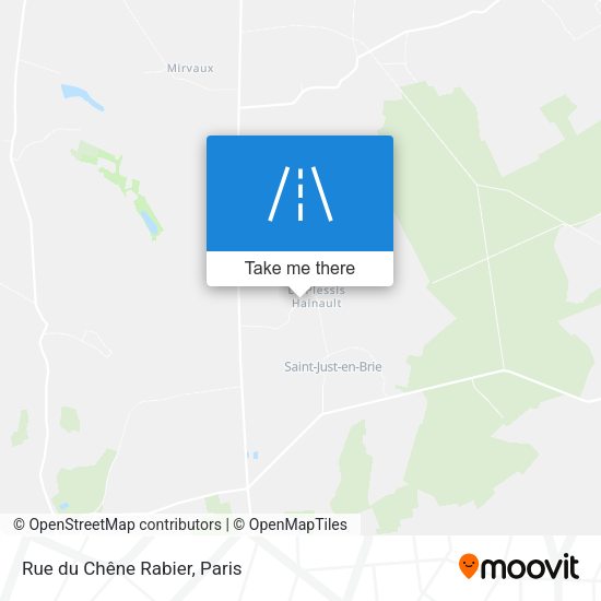 Rue du Chêne Rabier map