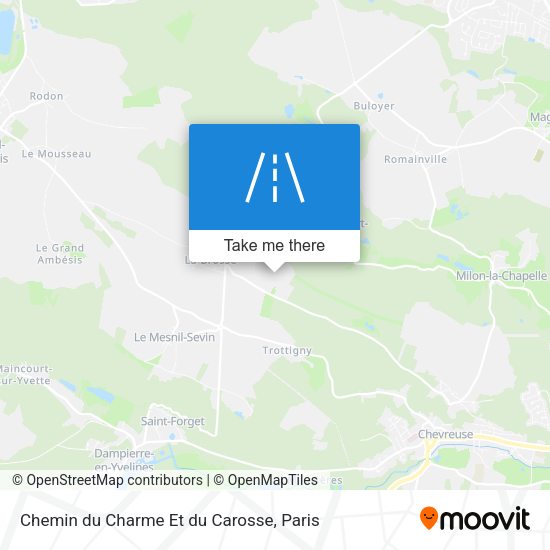 Chemin du Charme Et du Carosse map