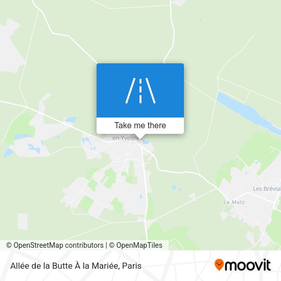 Allée de la Butte À la Mariée map
