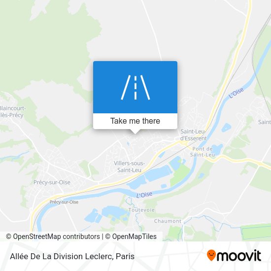 Allée De La Division Leclerc map