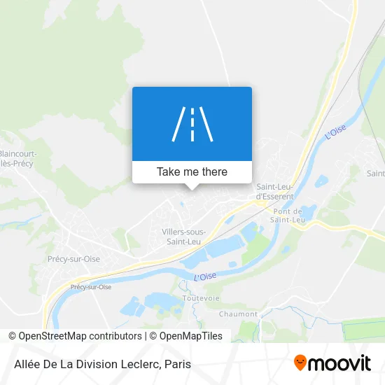 Allée De La Division Leclerc map