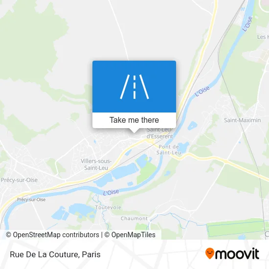 Rue De La Couture map