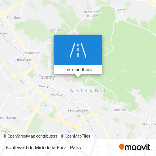 Boulevard du Midi de la Forêt map