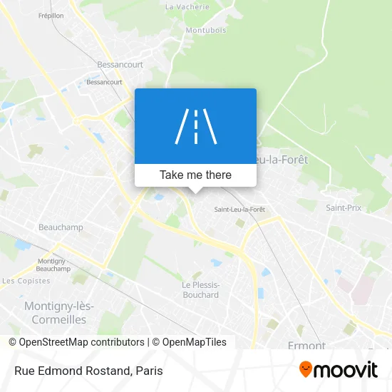 Rue Edmond Rostand map
