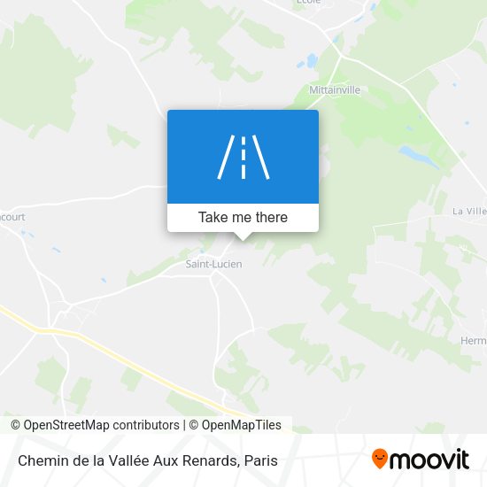 Chemin de la Vallée Aux Renards map