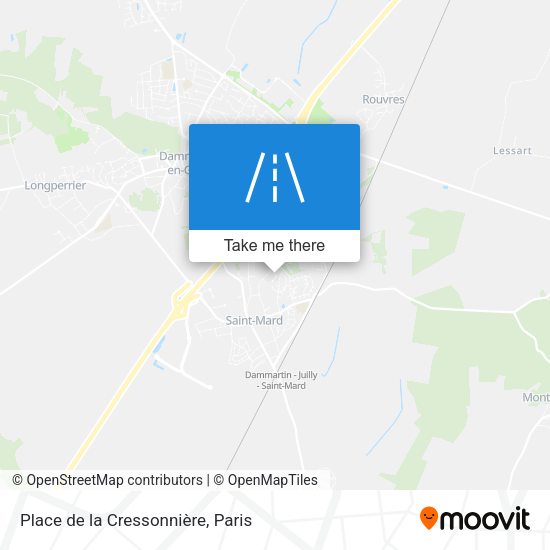 Place de la Cressonnière map