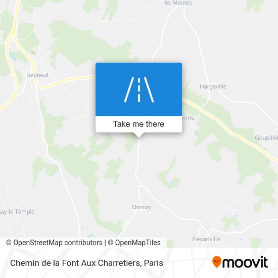 Chemin de la Font Aux Charretiers map