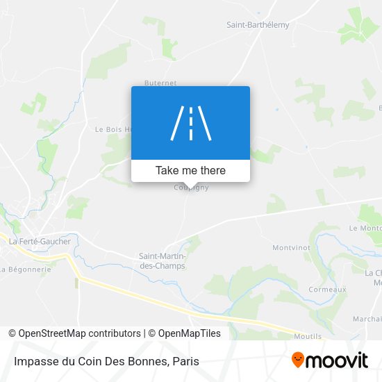 Impasse du Coin Des Bonnes map