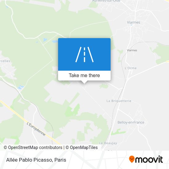 Allée Pablo Picasso map
