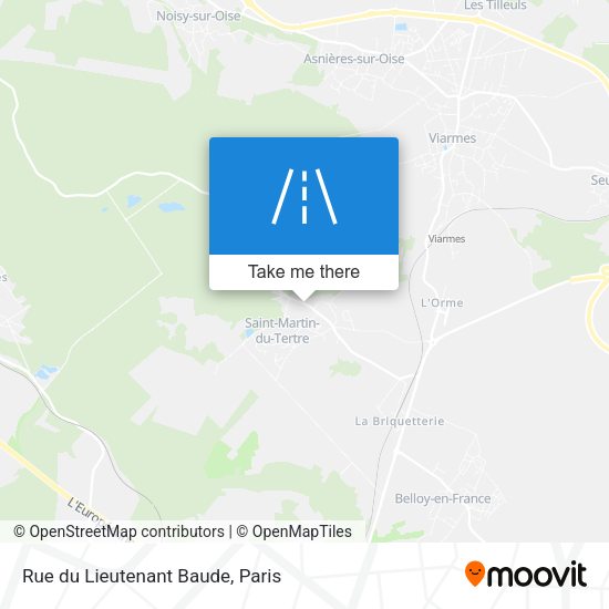 Rue du Lieutenant Baude map