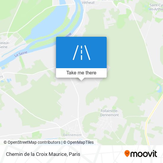 Chemin De La Croix Maurice map