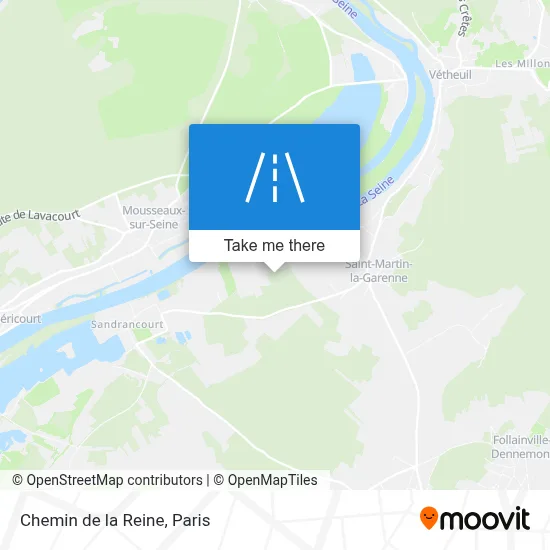 Chemin De La Reine map