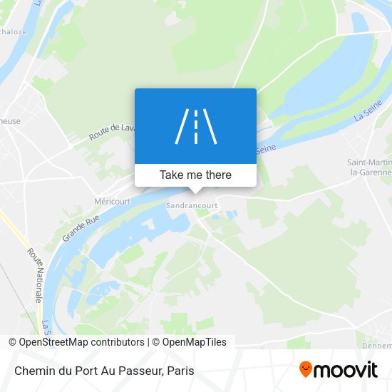 Chemin du Port Au Passeur map
