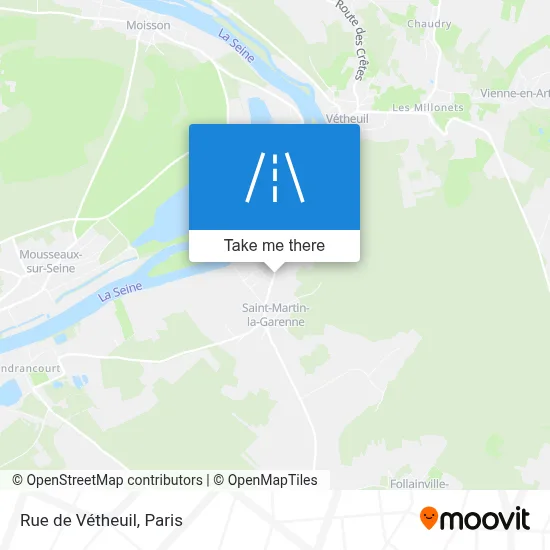 Rue de Vétheuil map