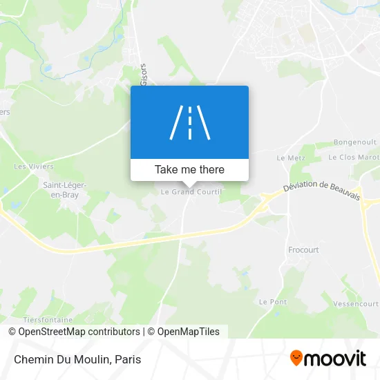 Mapa Chemin Du Moulin