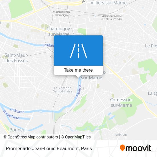 Promenade Jean-Louis Beaumont map