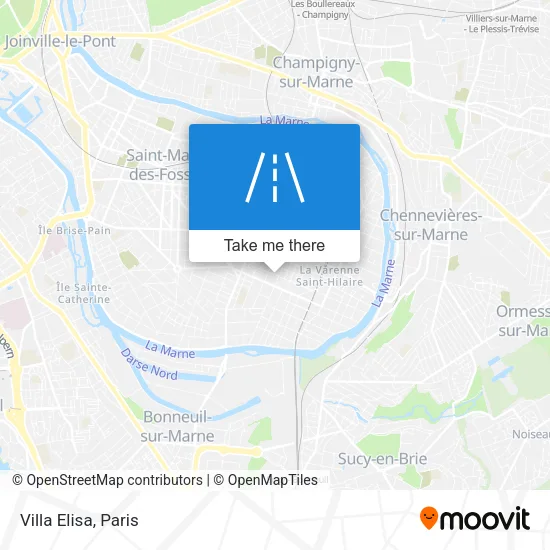 Villa Elisa map