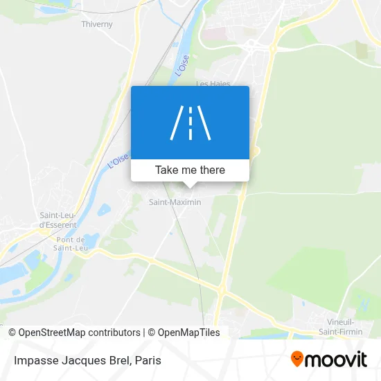 Impasse Jacques Brel map