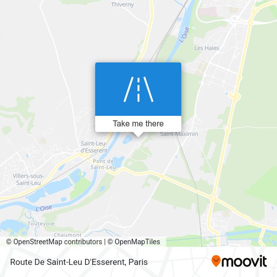Route De Saint-Leu D'Esserent map