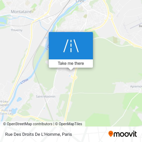 Rue Des Droits De L'Homme map