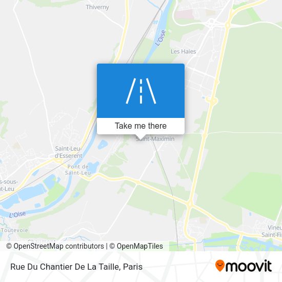Rue Du Chantier De La Taille map