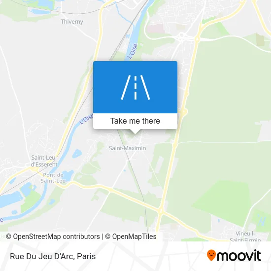 Rue Du Jeu D'Arc map