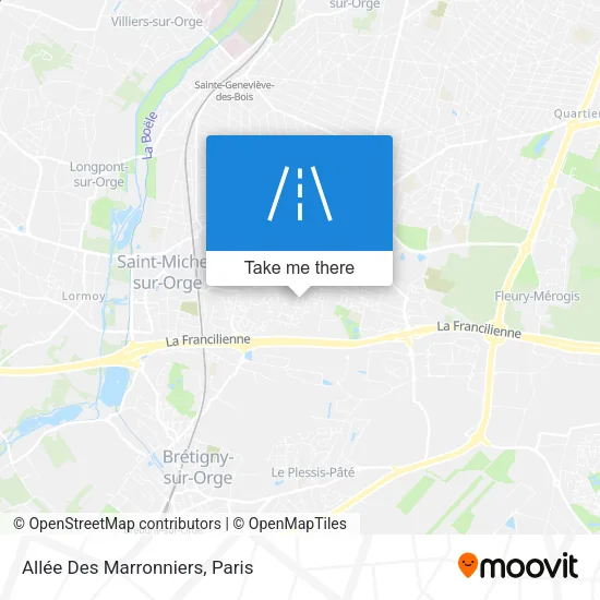 Allée Des Marronniers map