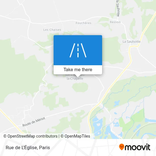 Rue De L'Église map