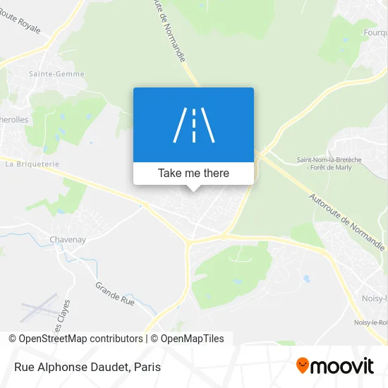 Rue Alphonse Daudet map