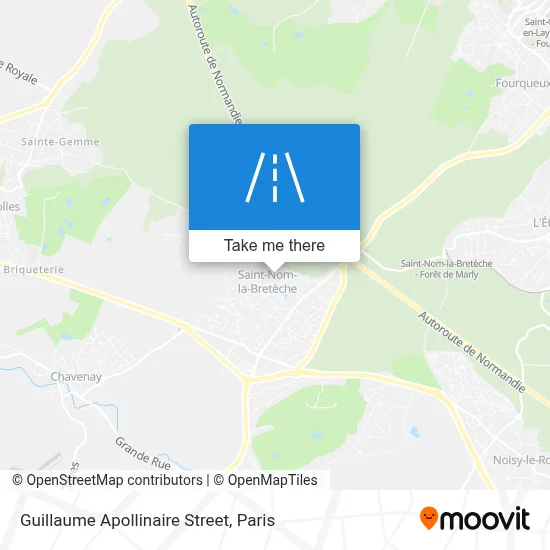 Rue Guillaume Apollinaire map