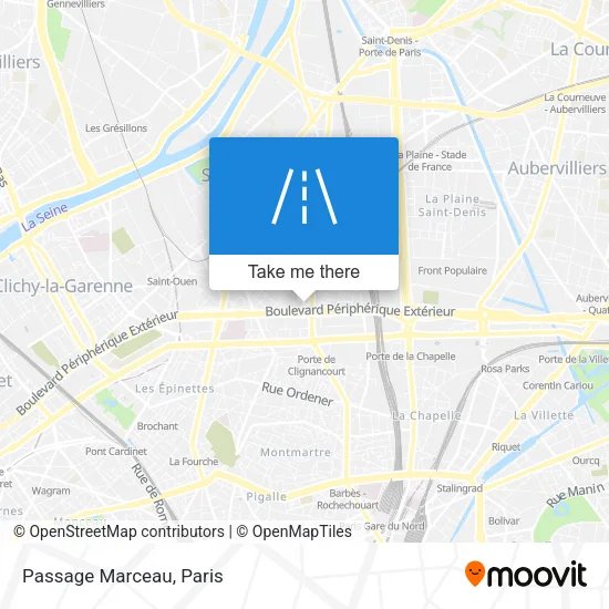 Passage Marceau map