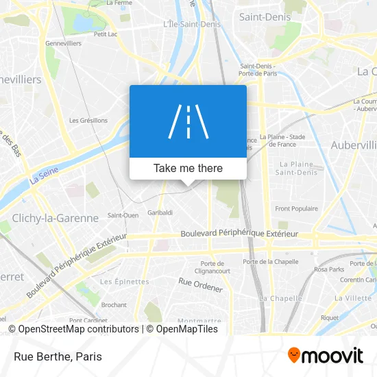 Rue Berthe map