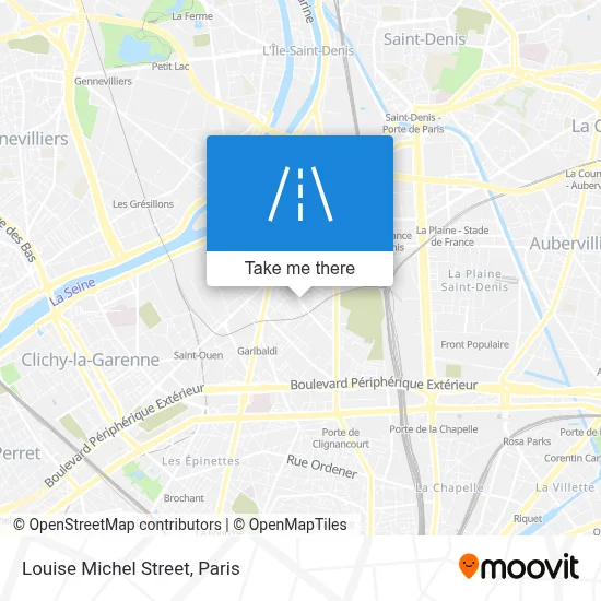 Rue Louise Michel map