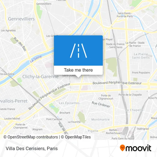 Villa Des Cerisiers map