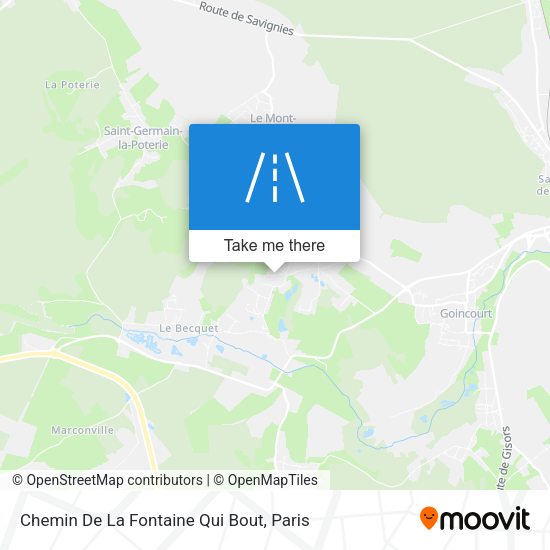 Chemin De La Fontaine Qui Bout map