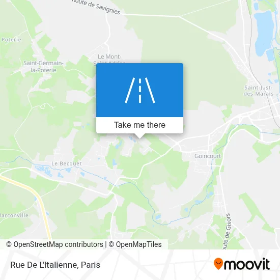 Rue De L'Italienne map