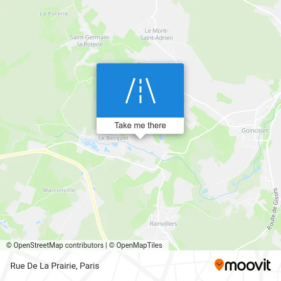 Rue De La Prairie map