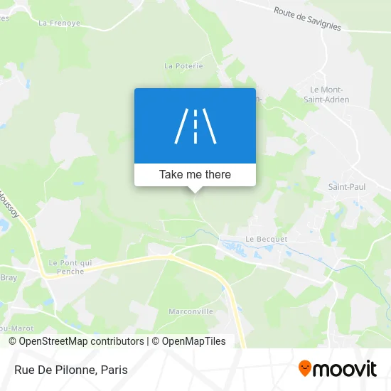 Rue De Pilonne map