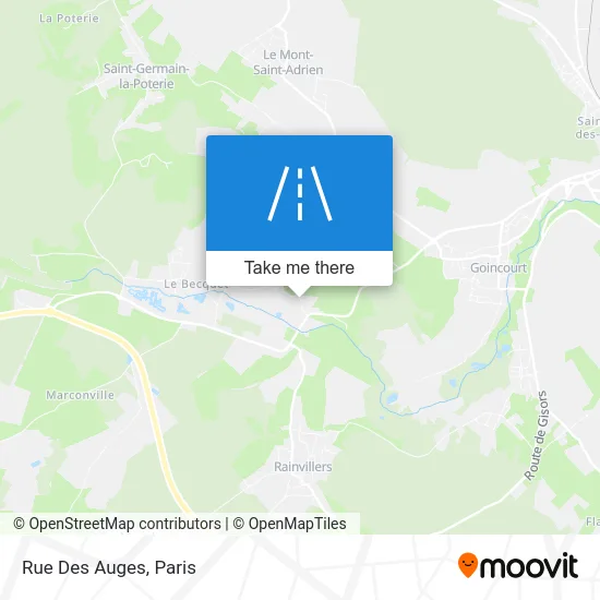 Rue Des Auges map