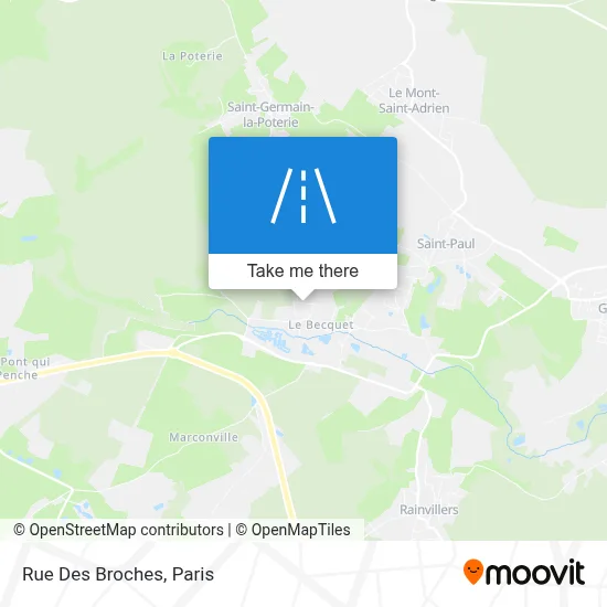 Rue Des Broches map